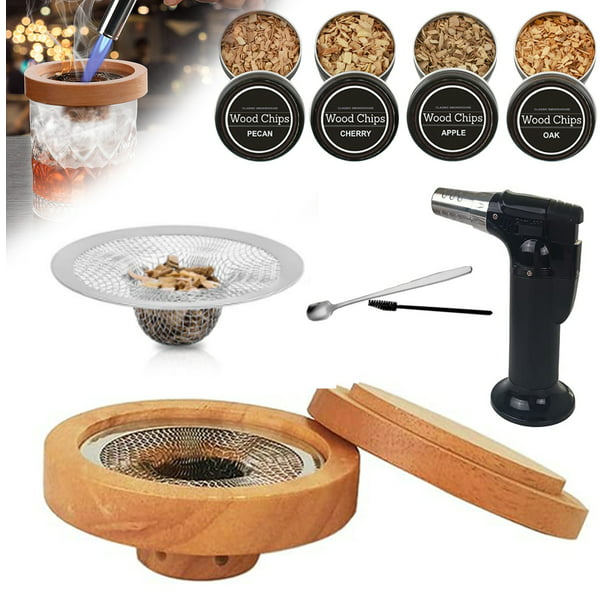 Cocktail Smoker Kit for Drinks,Old Fashioned Cold Smoker for Cocktail,Whiskey,Wine,Bourbon,Cheese,Meat and More,Cocktail Smoker Kit,Valentine/'s Day Gift for Drinking Lover,Dad,Husband